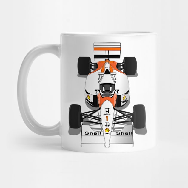 Retro F1 MP4 Car by Worldengine